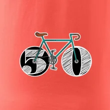 Narodeniny 50 rokov na bicykli