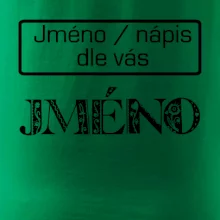 Folklór - meno - nápis