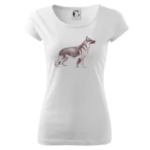 Nemecký ovčiak - kreslený skica  