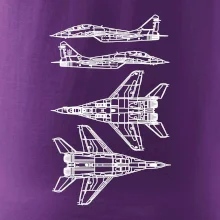 Mig 29 Fulcrum - obrys Mig 29 Fulcrum - obrys