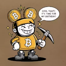 Hodl tight, it's time for my birthday!