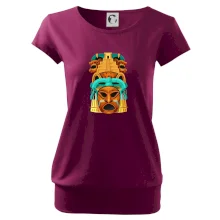 Mayová maska s pyramídou