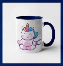 Yoga - jednorožec káva