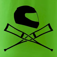 Cestná helma / barle