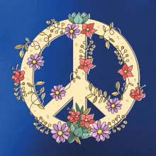 Peace symbol pieskový