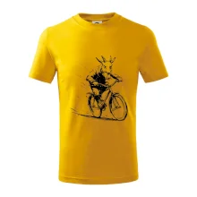 Drsný cap na bicykli