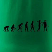 Evolúcia drevorubač - sekera Evolúcia drevorubač - sekera