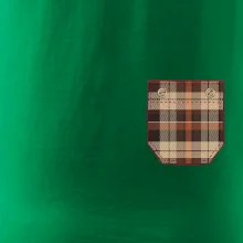 Flanelové triko hnědé