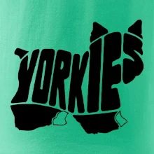 Yorkšírský teriér - Yorkie - Nápis v tele