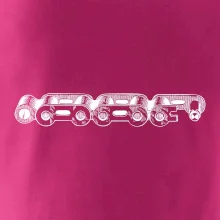 Cyklistická reťaz nákres