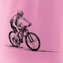 MTB kreslený cyklista MTB kreslený cyklista
