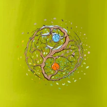 Yin & Yang strom - zima, leto Yin & Yang strom - zima, leto