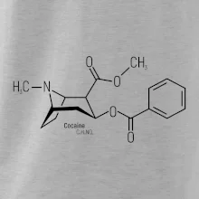 Molekulárna štruktúra Cocaine Kokaín