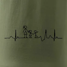 Ekg mamička a dievča + chlapec