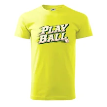 Play ball retro sportovní nápis