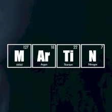 Periodická tabuľka Martin