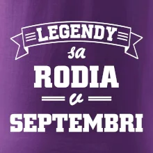 Legendy sa rodia v septembri