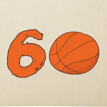 Basketball okrúhle narodeniny 60