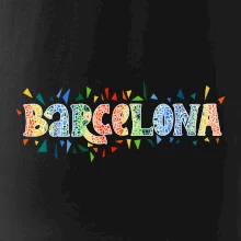 Barcelona Farebný nápis