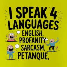 I speak 4 language - Petanque