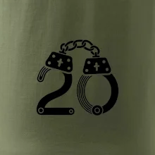 Narodeninové tričko pre policajta - putá 20 Narodeninové tričko pre policajta - putá 20