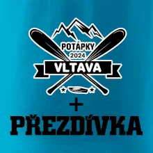 K vode - pádla hory (vlastný nápis)