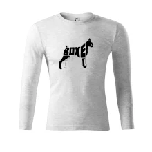 Boxer nápis v tele Boxer nápis v tele