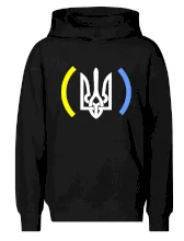 Ukrajina trojzubec s farbami