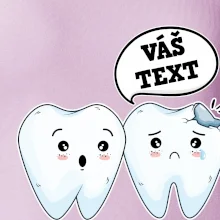 Zubárske tričko - Vás text