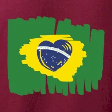 Brazília vlajka srdca