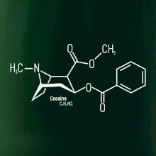 Molekulárna štruktúra Cocaine Kokaín