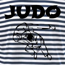 Judo nápis + postavy