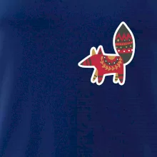 Folklór na prsníku líška