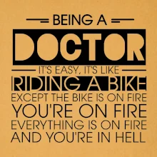 Being a doctor - bike