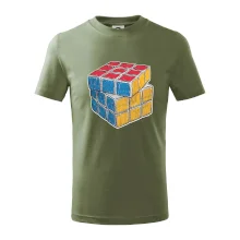 Rubikova kocka kreslená