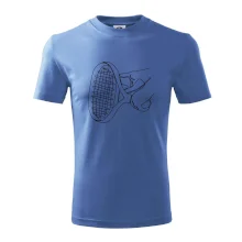 Tenisová raketa jedným ťahom Tenisová raketa jedným ťahom