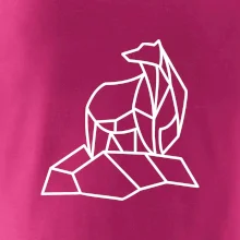 Geometria ľadový medveď na ľade Geometria ľadový medveď na ľade