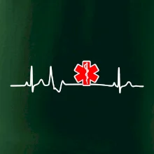 EKG rescue červená hviezda