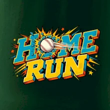 Home run komiksový nápis