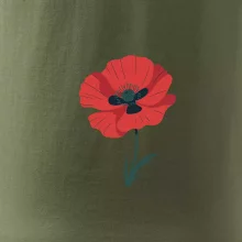 Vlčí mak kreslený veľký