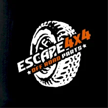Escape 4x4 Nápis vpředu a pneumatika na zádech