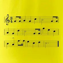 Veľa šťastia zdravia - noty