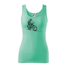 MTB kreslený cyklista