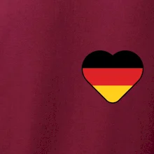 Germany love prso - Nemecká vlajka