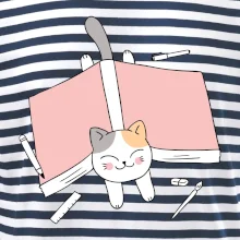 Učenie na štátnice mačka