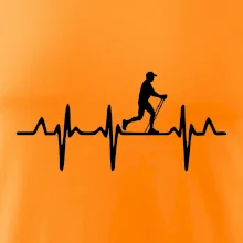 EKG nordic walking muž
