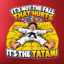Pád bolí tatami judo