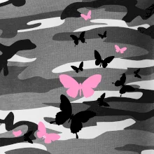 Motýle ružovo čierni