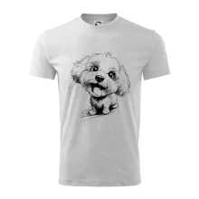 Čiernobiela karikatúra Bišónik