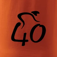 Cyklista oslavuje štyridsiatku (40)